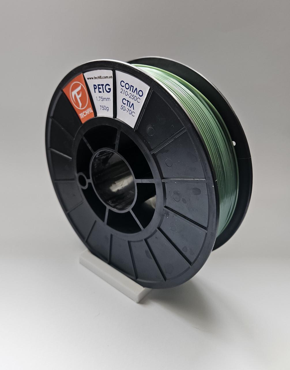 Нить для 3D печати PETG Techfil марка 074 1,75 мм Зеленый - фото 3 Нить для 3D печати PETG Techfil марка 074 1,75 мм Зеленый - фото 3