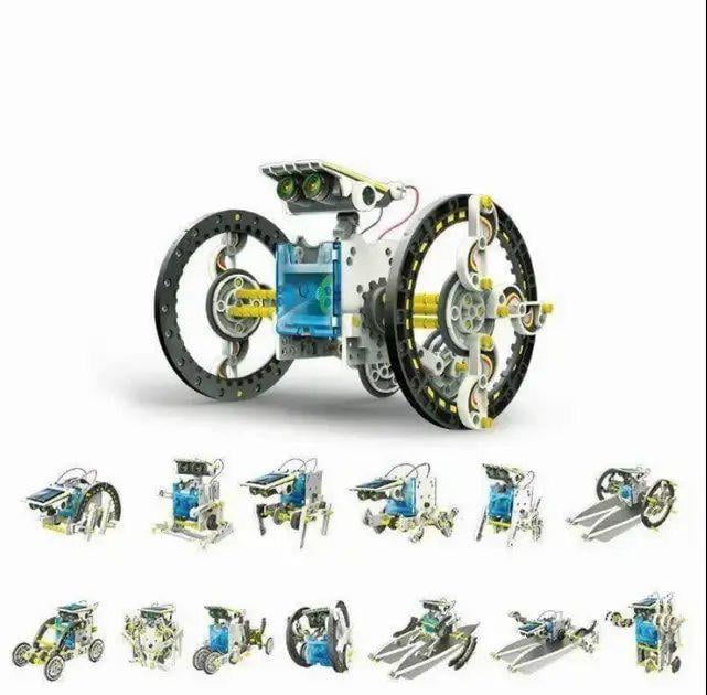 Конструктор на сонячних батареях та моторчиком Solar Robot Kit 14in1 - фото 5 Конструктор на сонячних батареях та моторчиком Solar Robot Kit 14in1 - фото 5