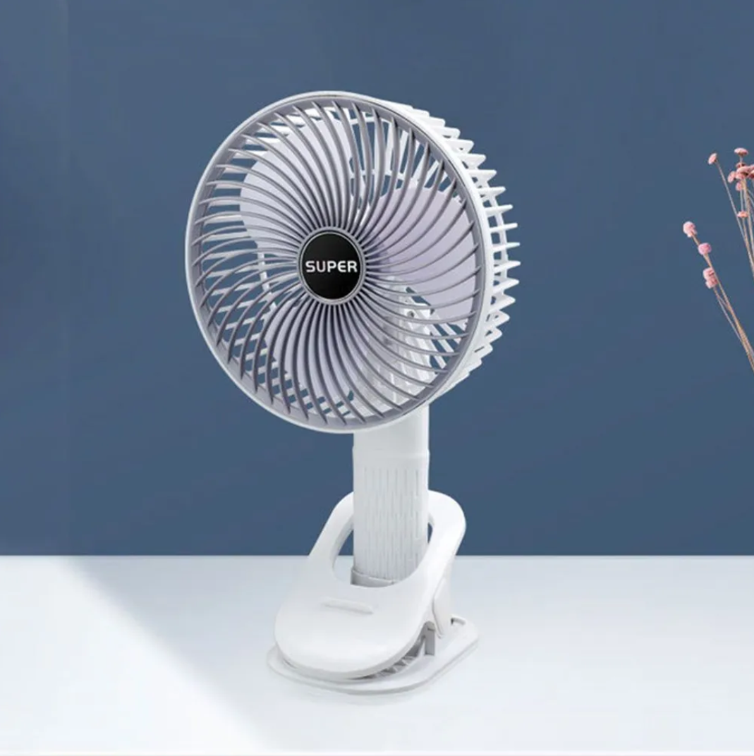 Вентилятор акумуляторний clip+mobile stand з прищепкою і USB зарядкою Білий (VNA10034) - фото 2 Вентилятор акумуляторний clip+mobile stand з прищепкою і USB зарядкою Білий (VNA10034) - фото 2