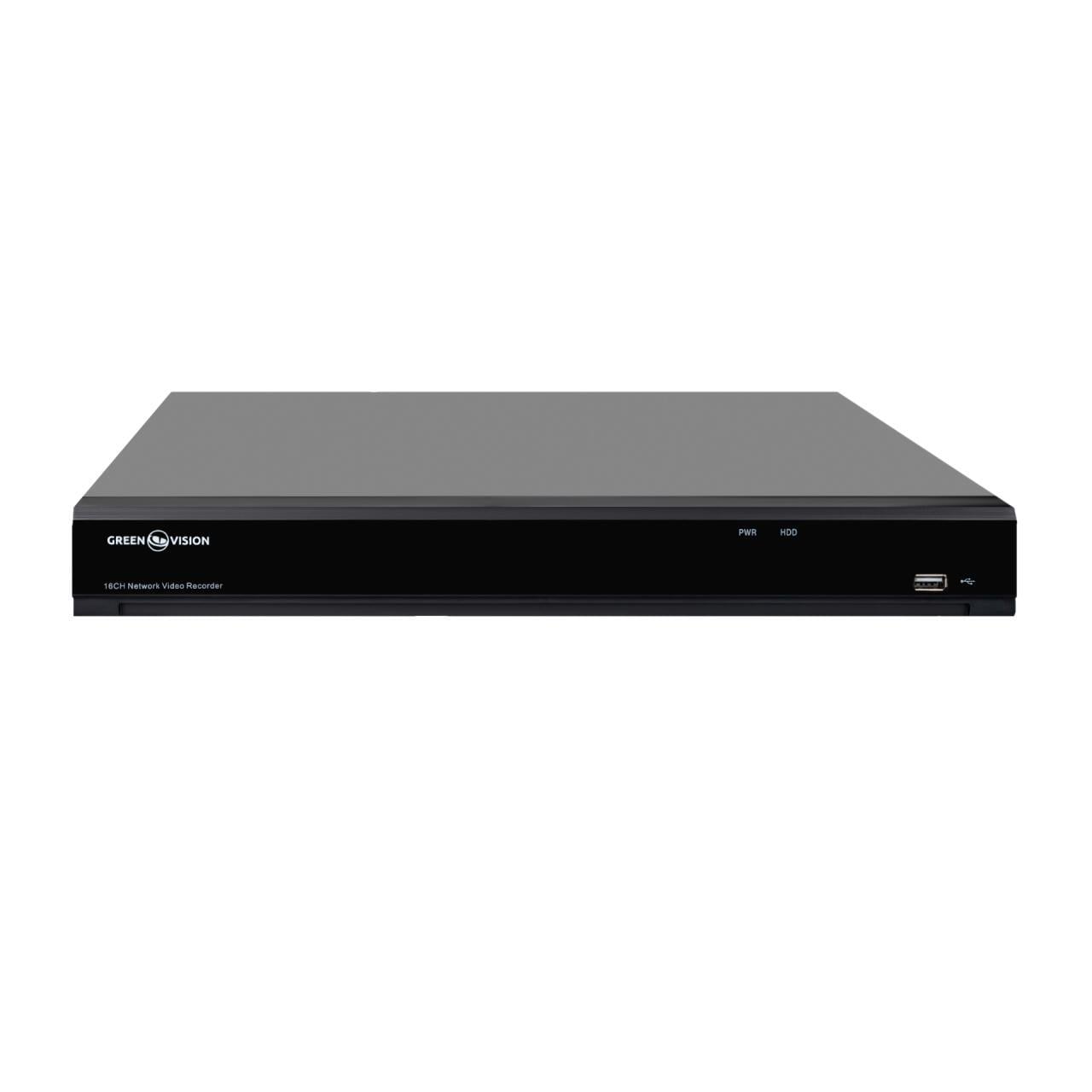Видеорегистратор IP GreenVision 16-канальный 12MP NVR GV-N-I017/16 12MP 12MP V2