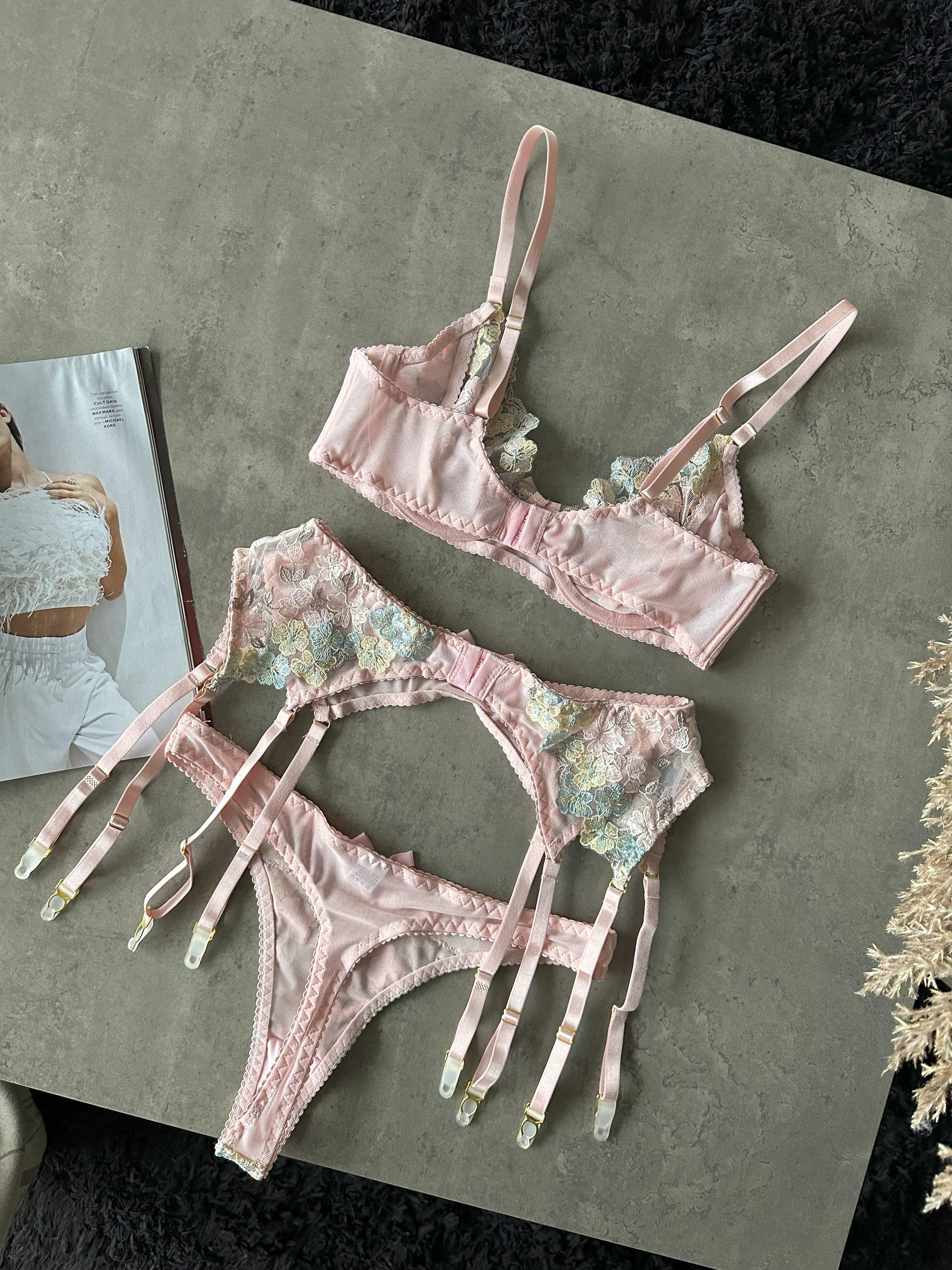 Комплект жіночої білизни Nova Vega бюстгалтер/трусики/пояс M р. 42-44 (103-246-1) - фото 7 Комплект жіночої білизни Nova Vega бюстгалтер/трусики/пояс M р. 42-44 (103-246-1) - фото 7