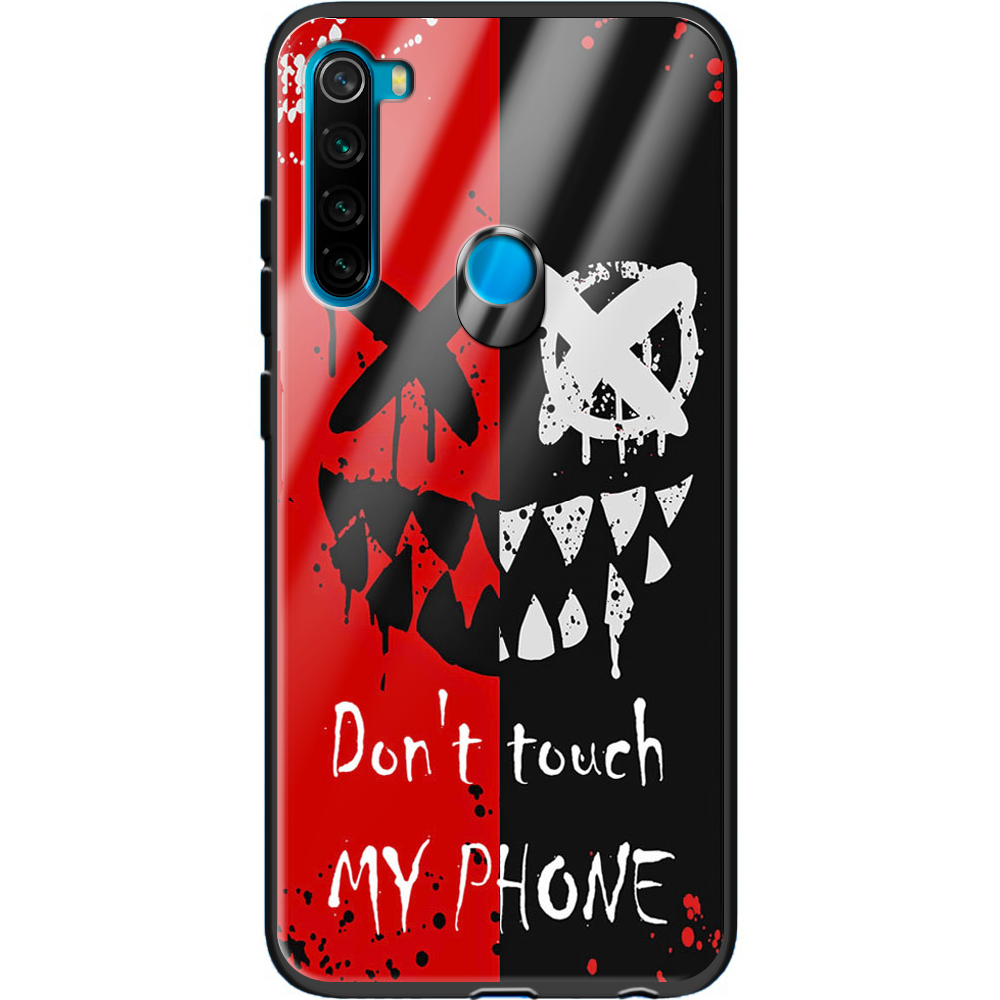 Чохол Boxface Xiaomi Redmi Note 8 Bad Smile Чорний силікон зі склом (38214-up2468-38351)