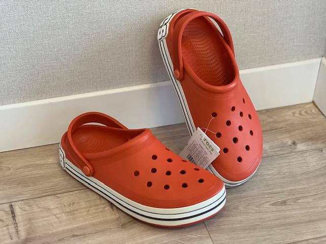 Сабо Crocs Off Court Logo р. 46-47 Tomato (22790508) - фото 7