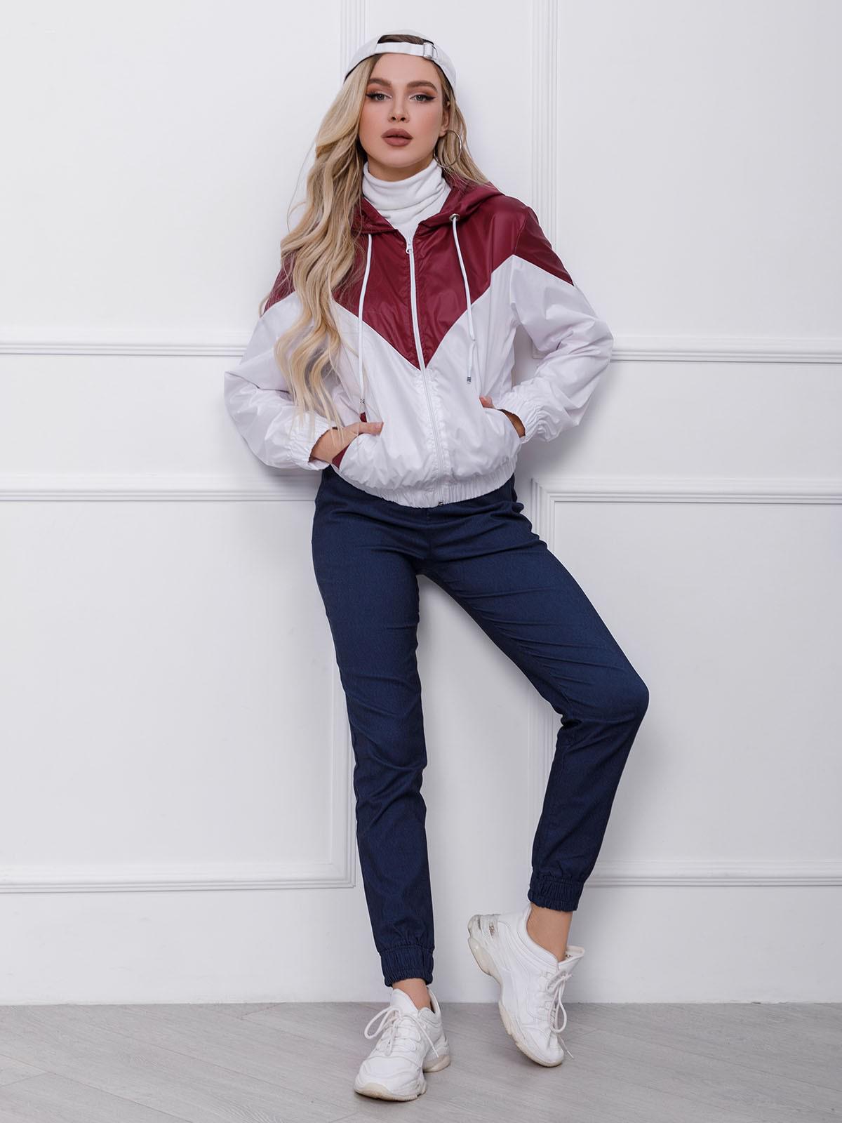 Куртка ISSA PLUS XL Белый/Бордовый (SA-122) Куртка ISSA PLUS XL Белый/Бордовый (SA-122)