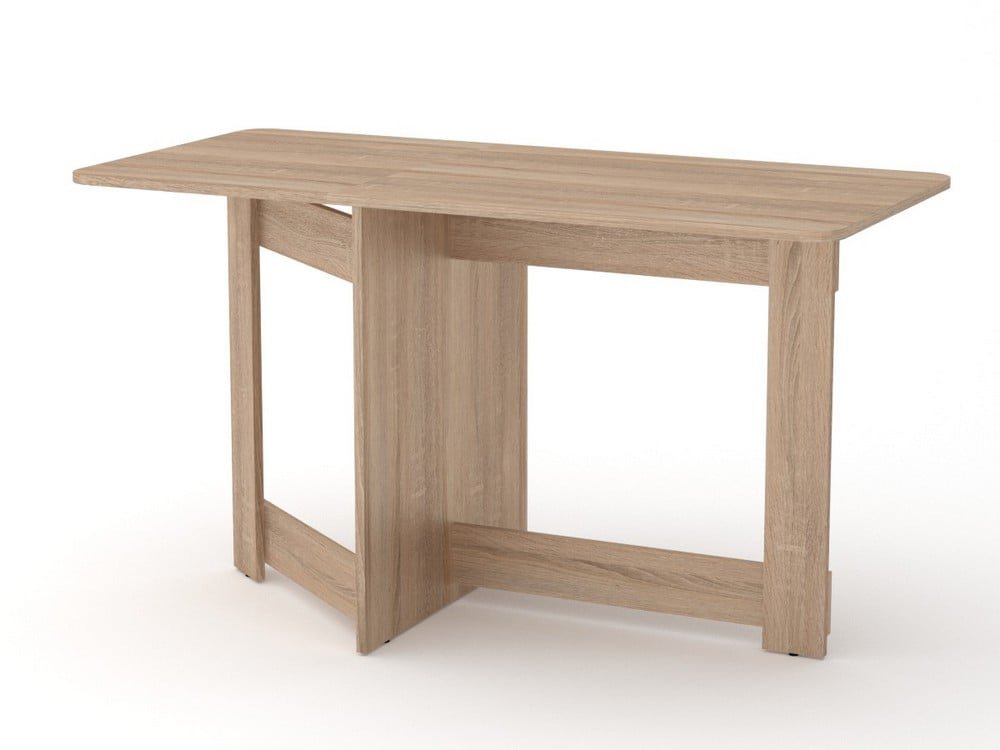 Стіл-книжка розкладний Компаніт-6 Дуб сонома (60c733eb56ed397aa7104864) - фото 1