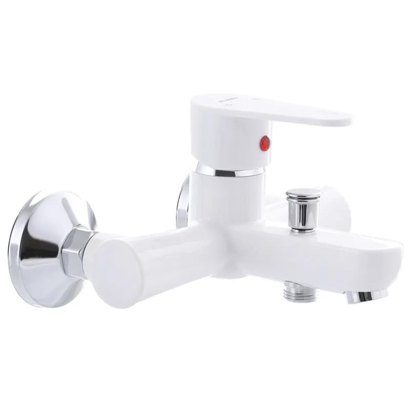 Смеситель для ванны PLAMIX VEGA-009 без шланга/лейки White (PM0573)