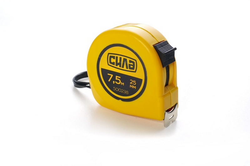 Рулетка Сила Стандарт 7,5 м х 25 мм (500238)