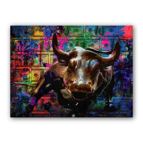 Картина Charging Bull 75x100 см (P0450)