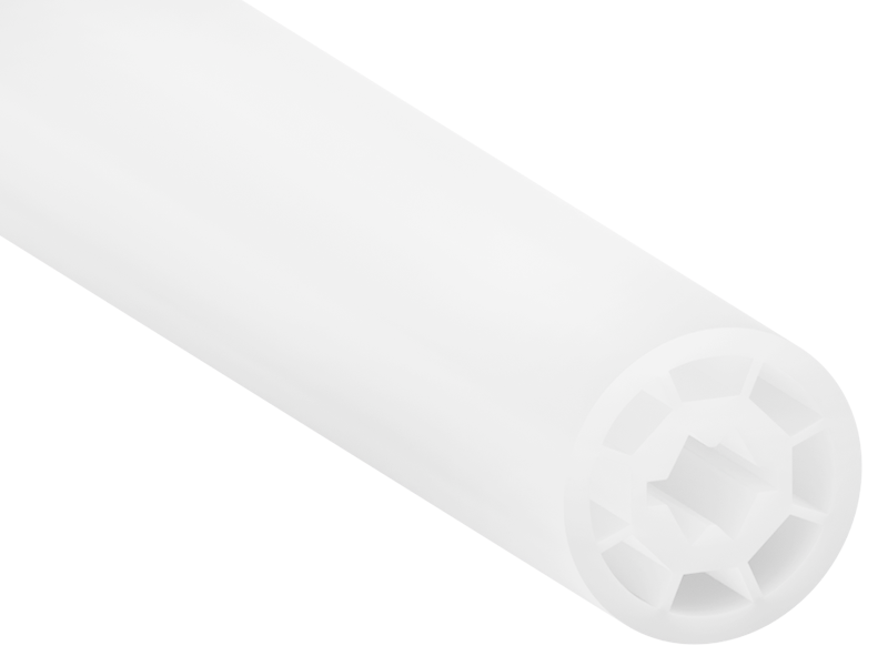 Профіль для світлодіодної стрічки силіконовий LEDUA СП-9 круглий 26 мм накладний IP67 з ниткою 1 м (8492)