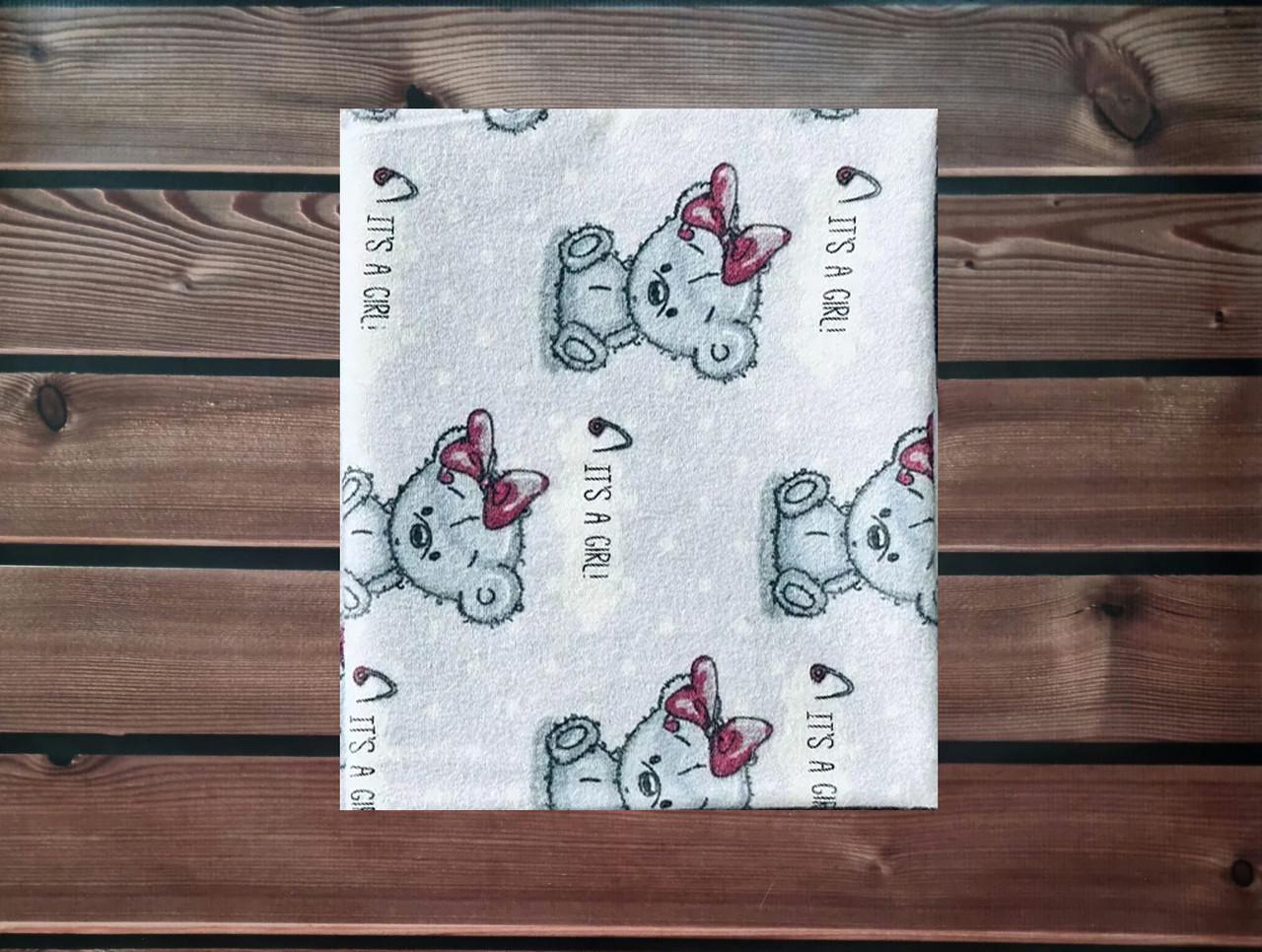 Пелюшка дитяча BST фланелева 90х80 см Сірий (1871381066) - фото 2 Пелюшка дитяча BST фланелева 90х80 см Сірий (1871381066) - фото 2