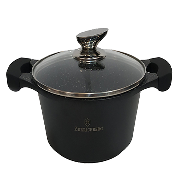 Кастрюля с крышкой Zurrichberg 6,5 л (ZBP-7134 Black)