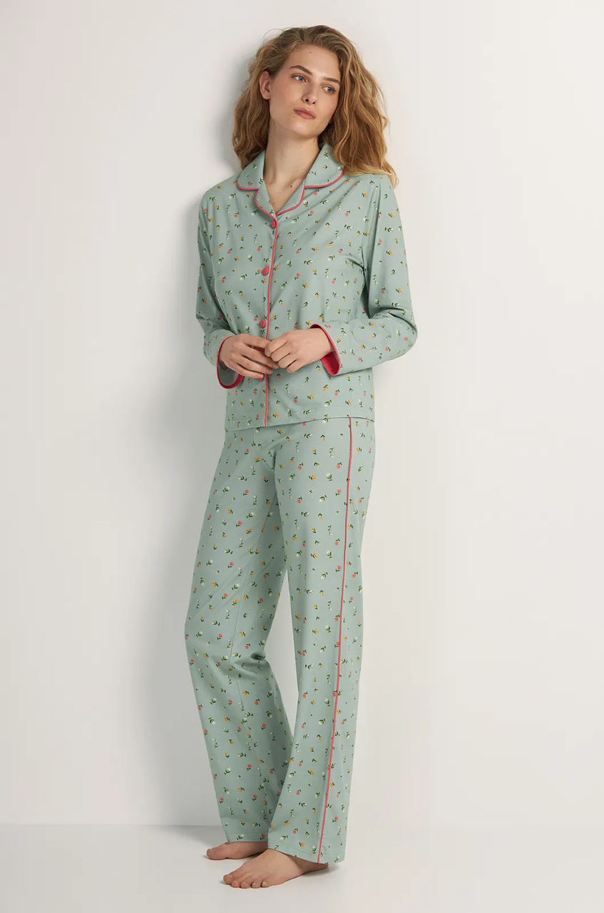 Пижама женская Ellen GREEN MEADOW 5180/23/01 3XL Зеленый (31327334)