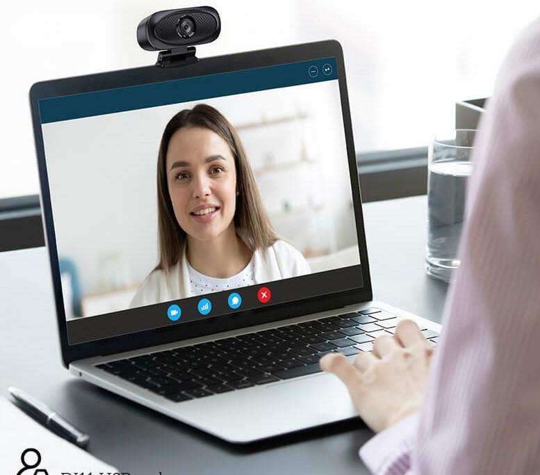 Web камера HOCO USB web camera with Audio Focus DI11 | 2KHD, 4Mpx, 1.5m | - фото 5