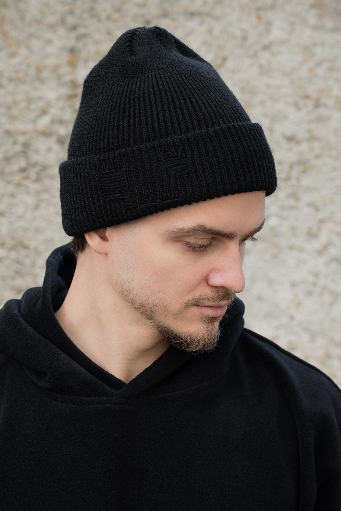 Шапка Without Brand Prestige Destroyed Black (8055969) Шапка Without Brand Prestige Destroyed Black (8055969)