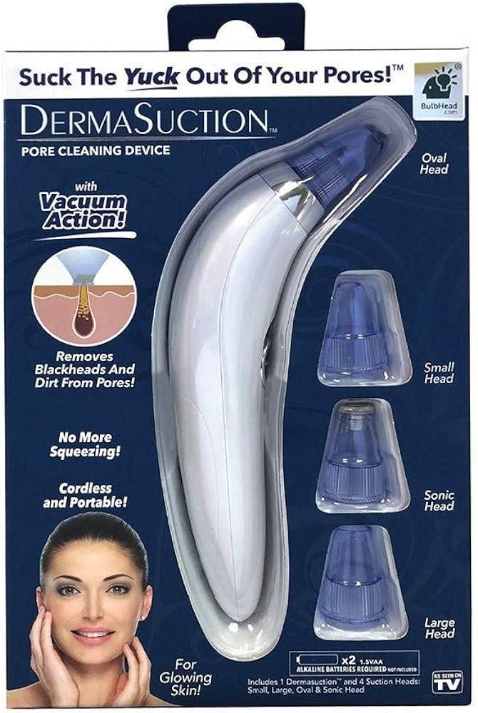 Очищувач вакуумний пор та шкіри Derma suction 4 насадки Білий (14418357) - фото 1