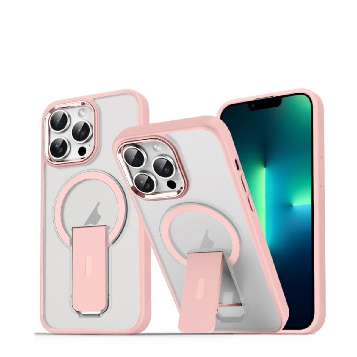 Противоударный чехол с подставкой Cosmic Magnetic Stand for Apple iPhone 13 Pro Pink