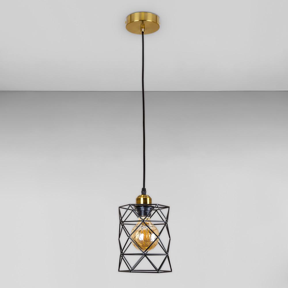 Люстра подвесная Light House LS-17192F-1 BRZ/BK Бронзовый/Черный