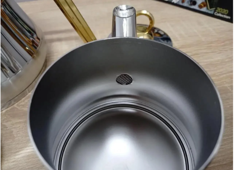 Чайник двухъярусный OMS 0,75/1,75 л Gold (8075-L) - фото 4 Чайник двухъярусный OMS 0,75/1,75 л Gold (8075-L) - фото 4