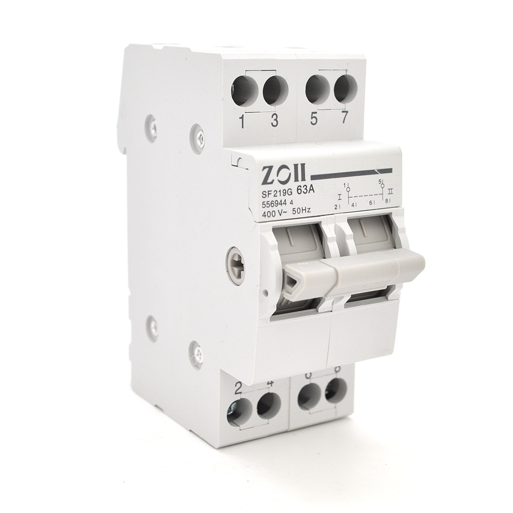 Автоматичний перемикач VOLTRONIC SF219G-2P-63A із загальним виходом 2-положення (YUT_V111271)