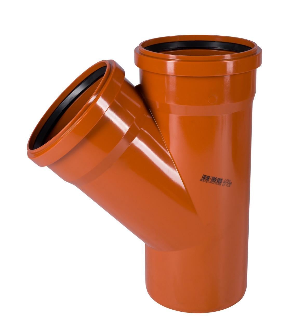 Тройник для наружной канализации Ostendorf KG 160/160x45 (222300)