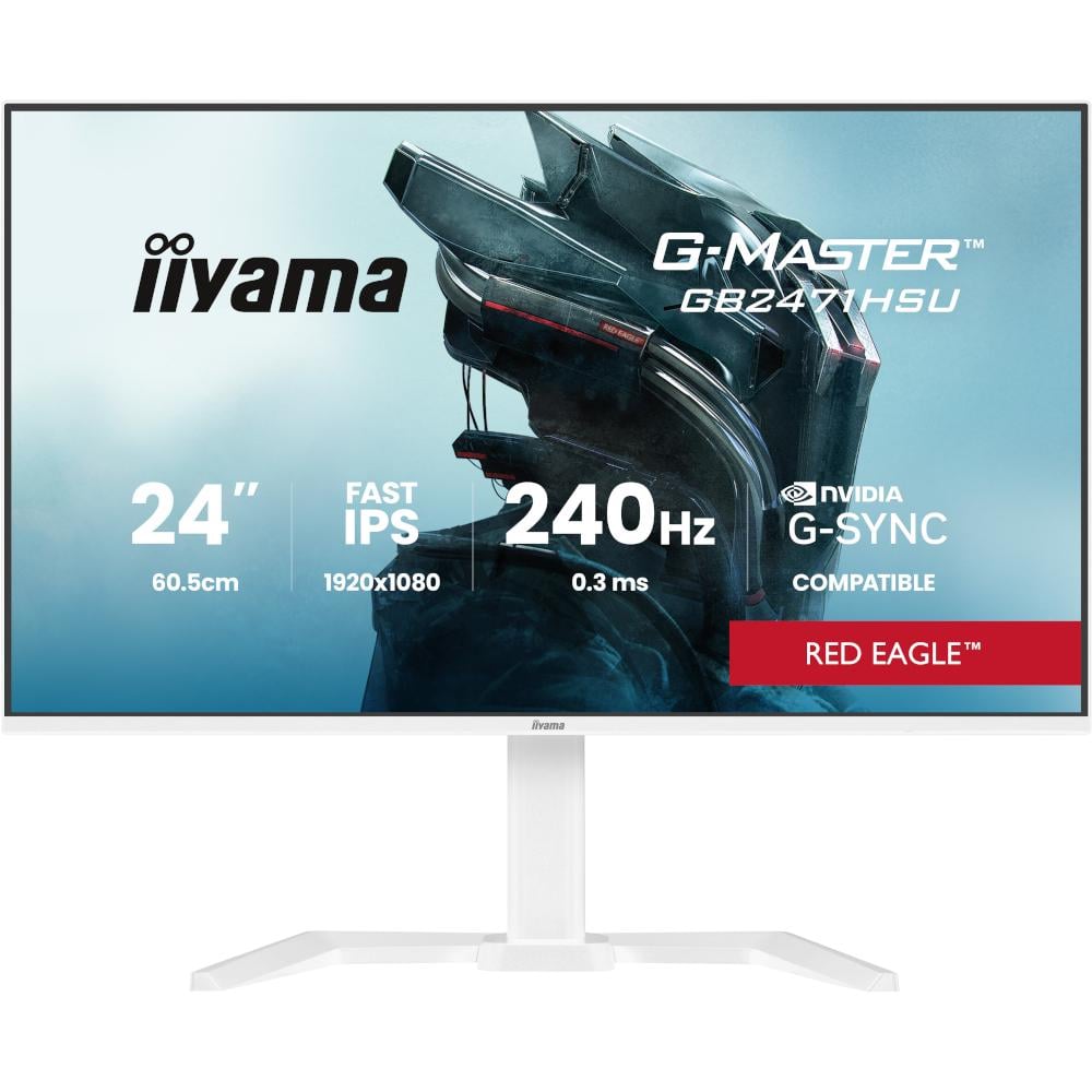 Монитор игровой Iiyama G-Master GB2471HSU-W1 Red Eagle White (33352918)
