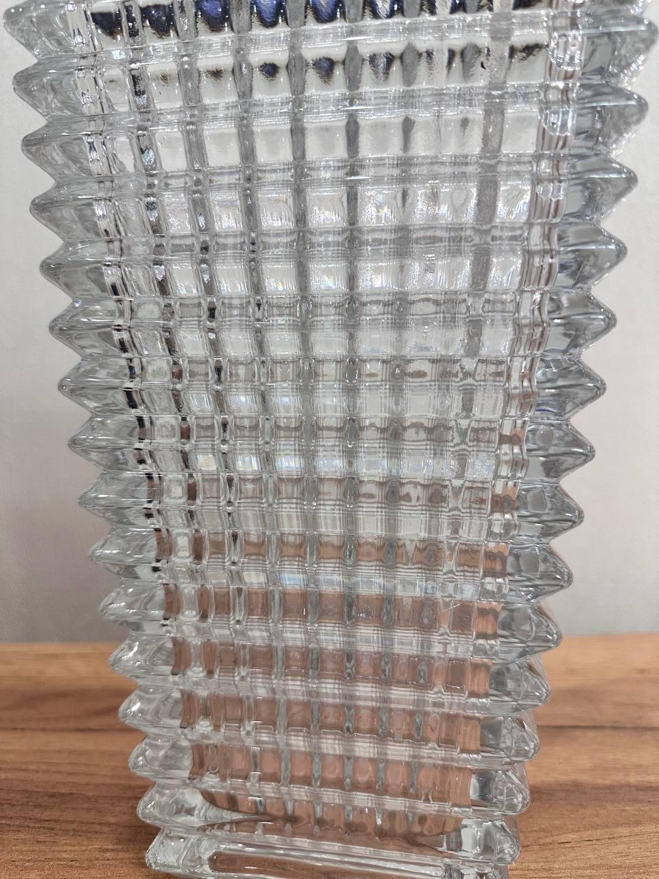 Ваза для квітів Jumbo Baccarat із скла 27,5 см Прозорий (15342062) - фото 3 Ваза для квітів Jumbo Baccarat із скла 27,5 см Прозорий (15342062) - фото 3