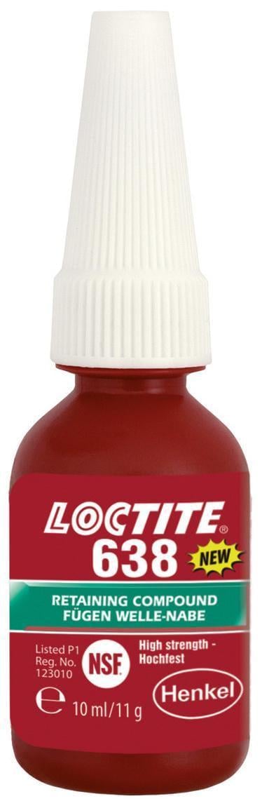 Фиксатор LOCTITE 638 вал втулочный высокой прочности до 0,25 мм 10 мл