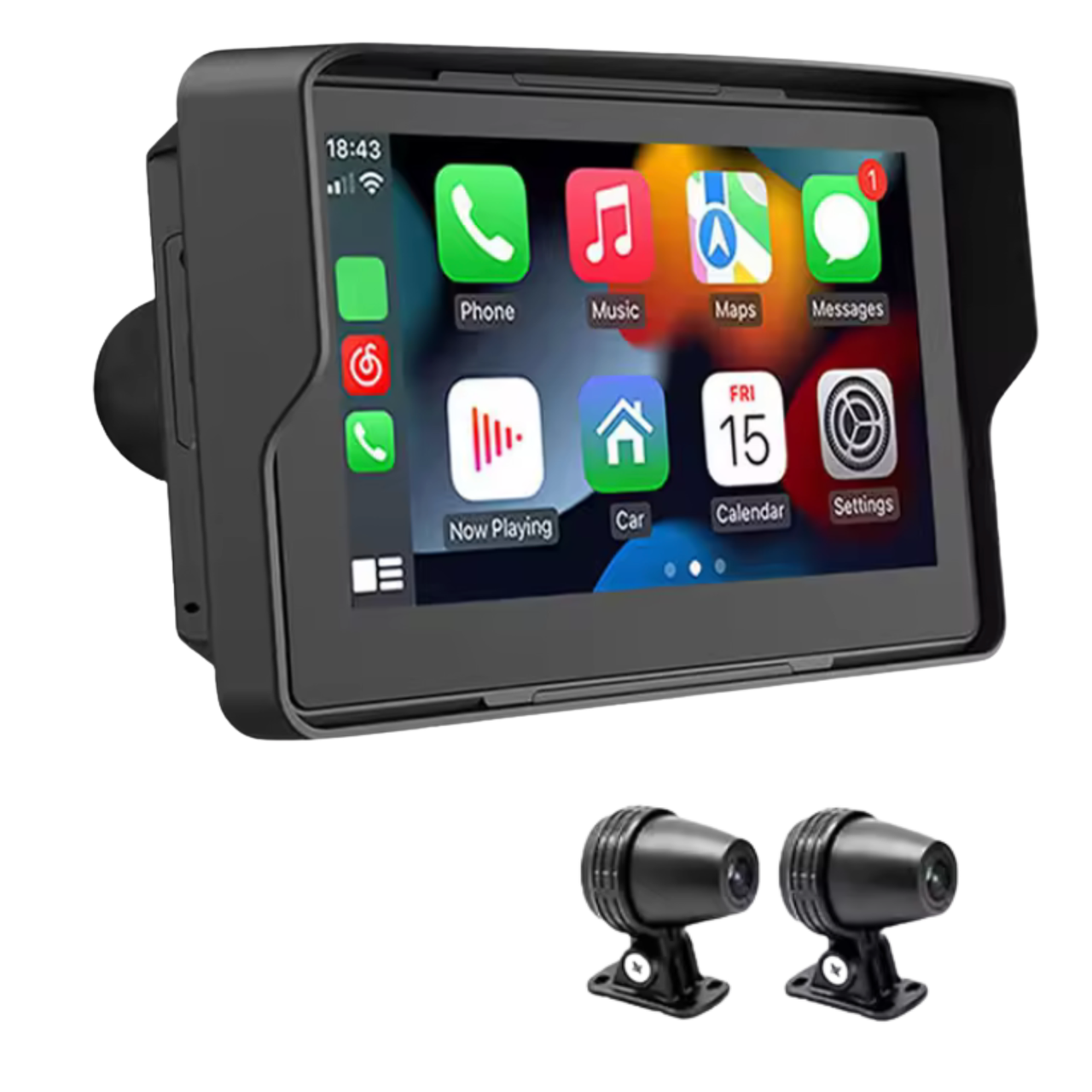 Мотонавигация FreedConn C5000 CarPlay/Android Auto Bluetooth DVR IP65 5" (32710067)