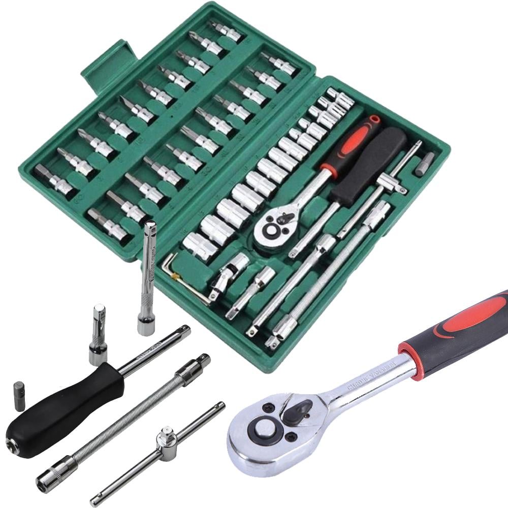 Набір інструментів універсальний Steel Tool Set 46 Piece - фото 3