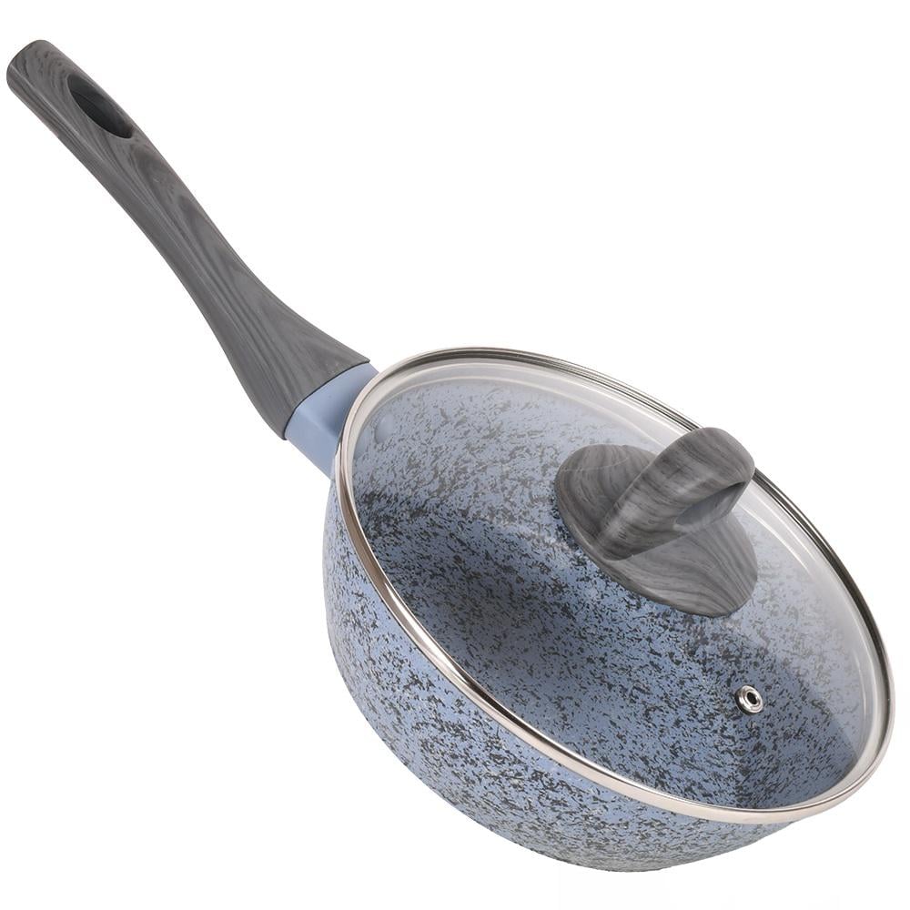 Сковорода лита з кришкою Granite 26 см індукційне дно (30901)