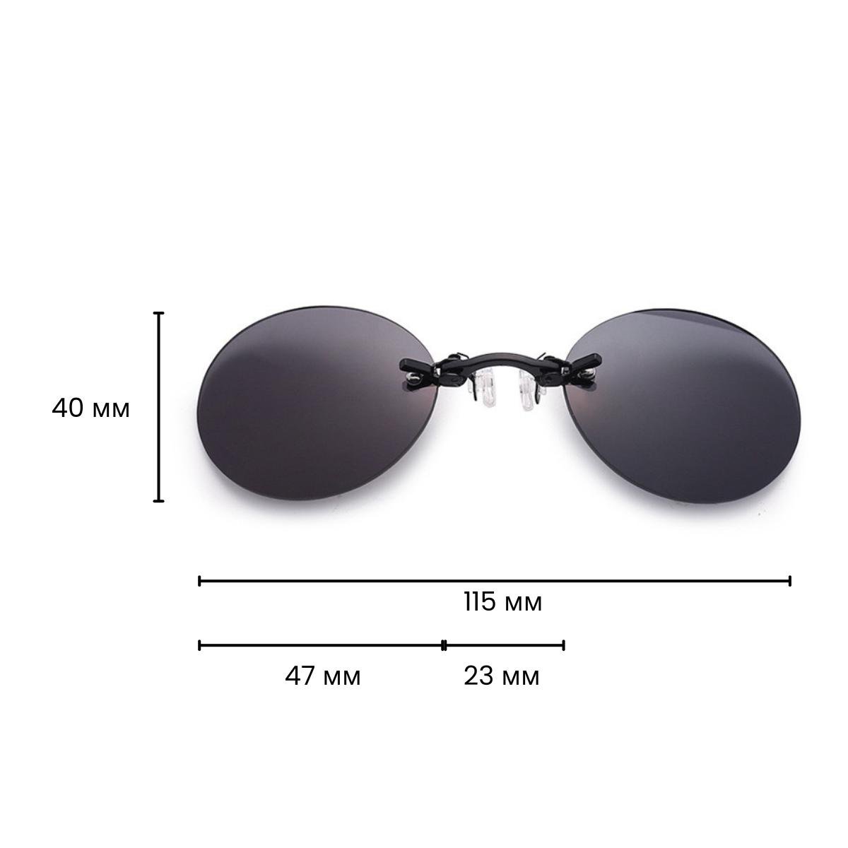 Солнцезащитные очки MorpheusSunglas без оправы Черный (2625) - фото 8