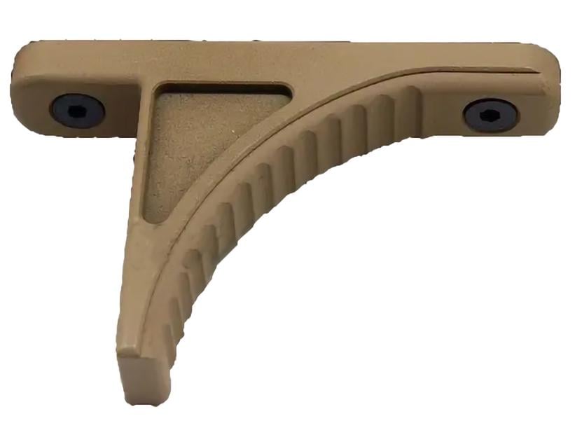 Упор передний на цевье Keymod Tactical Grip Aluminum Песочный (101627)