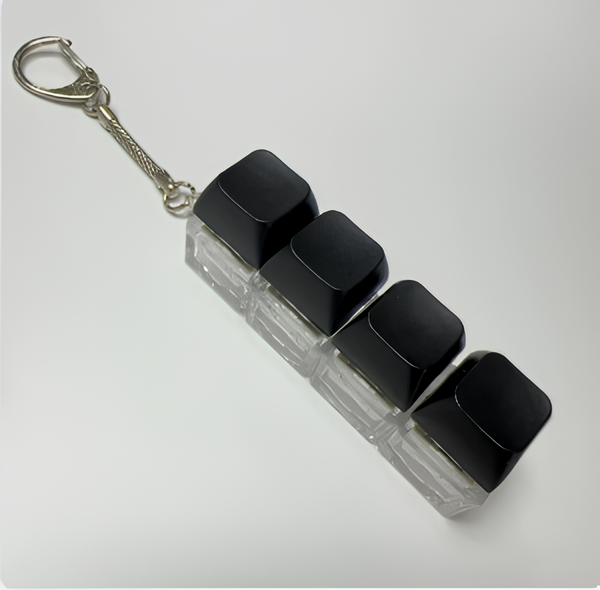 Брелок кейкап-кликер антистресс 4 клавиши (31412654)