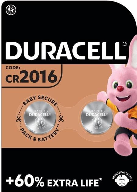 Батарейка Duracell Lithium Cell 3V DL2016 2 шт. (100310)