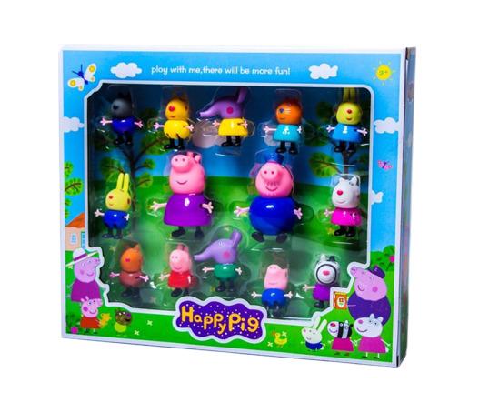 Детский игровой набор героев Свинка Пеппа и ее друзья 14 героев (1832/302) Детский игровой набор героев Свинка Пеппа и ее друзья 14 героев (1832/302)