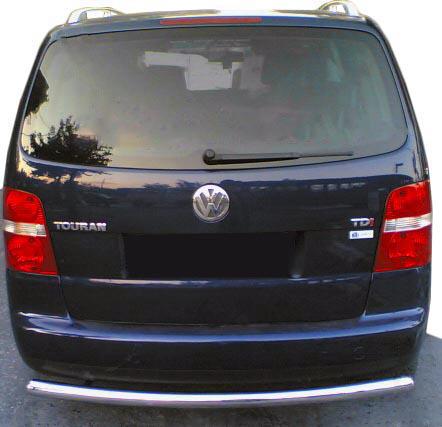 Задняя защита AK002 CAN для Volkswagen Touran 2003-2010 гг. нержавеющая сталь Хром