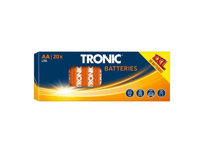 Батарейки щелочные TRONIC Alkaline AA LR6 1,5V 20 шт. (0100T0001)
