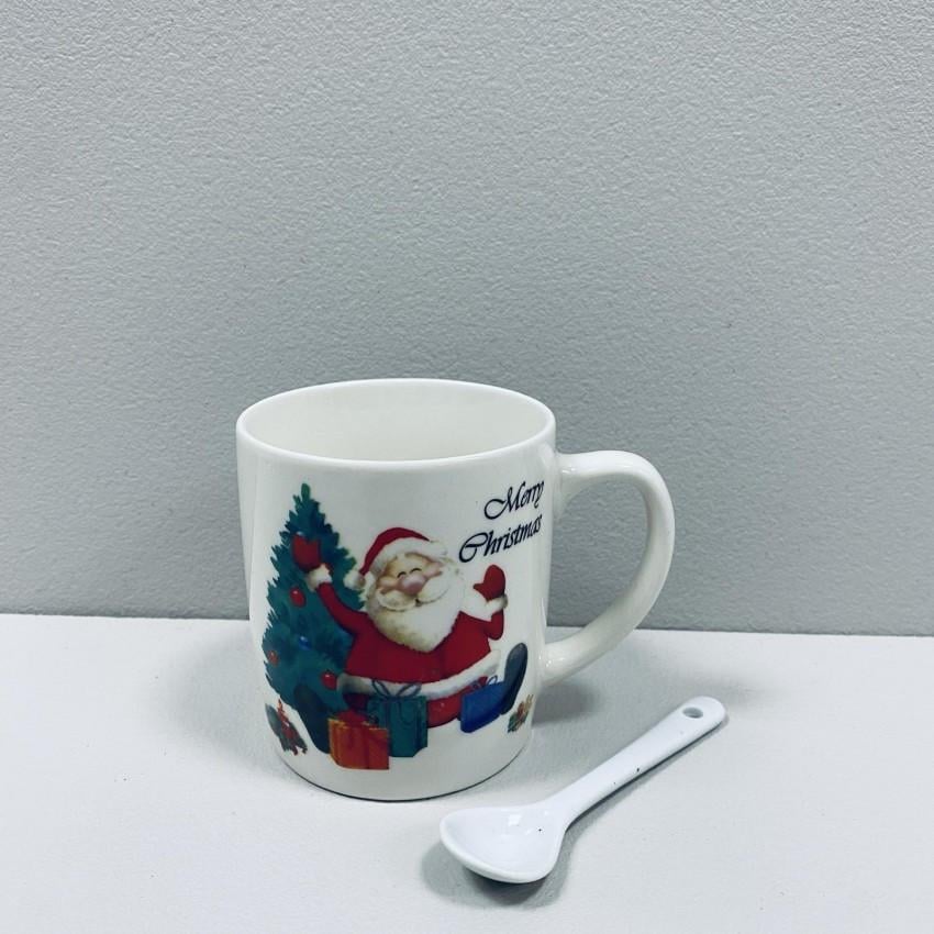 Чашка з ложкою Olens O8030-287/1 Новорічне асорті порцеляна 200 мл (2422776381) - фото 1 Чашка з ложкою Olens O8030-287/1 Новорічне асорті порцеляна 200 мл (2422776381) - фото 1