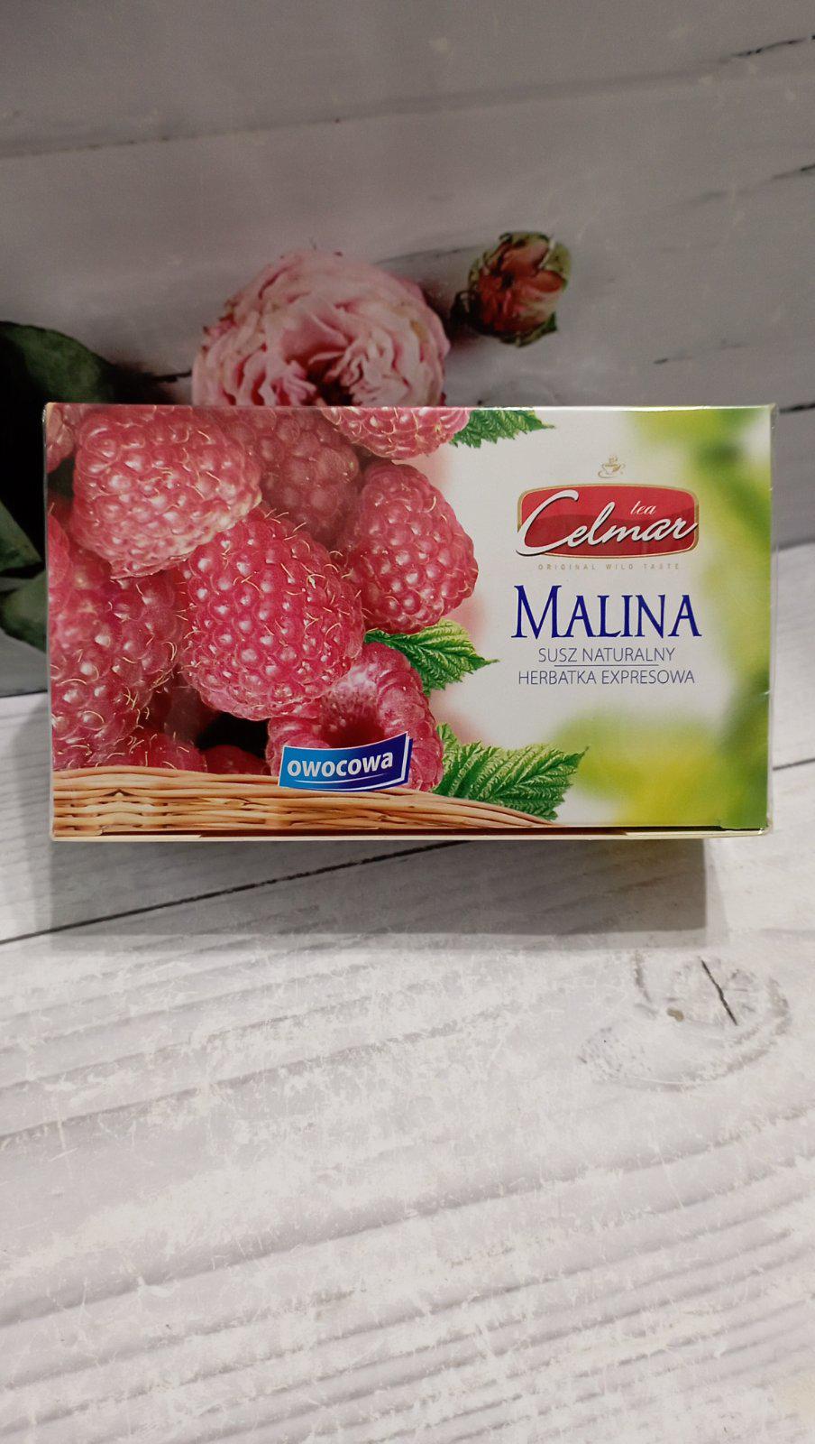 Чай фруктовий Celmar Малина 20 пакетиків 34 г (30364926) - фото 2