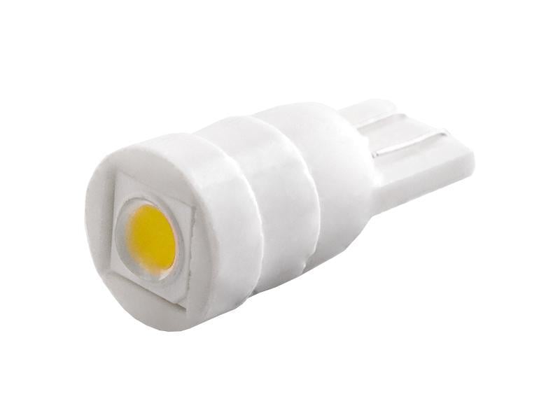 Автомобильная лампа светодиодная LEDUA T10-1 SMD-1W фарфор 12V Белый (744)