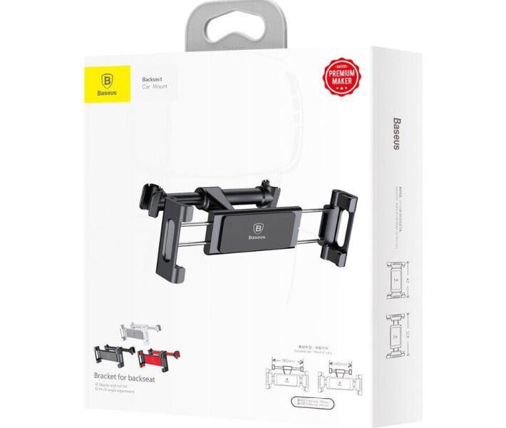Автодержатель на подголовник BASEUS Back Seat Car Mount для телефона/планшета Черный (6953156261358) - фото 5