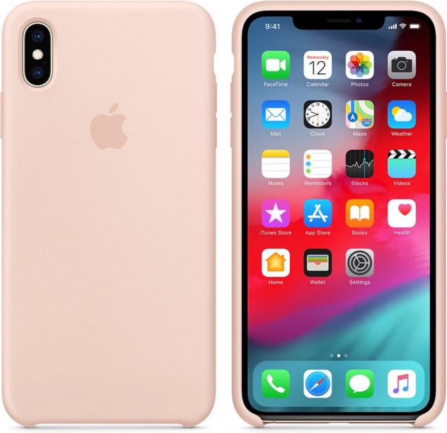 Чехол-накладка Apple Silicone Case for iPhone Xs Max, Pink Sand (HC)