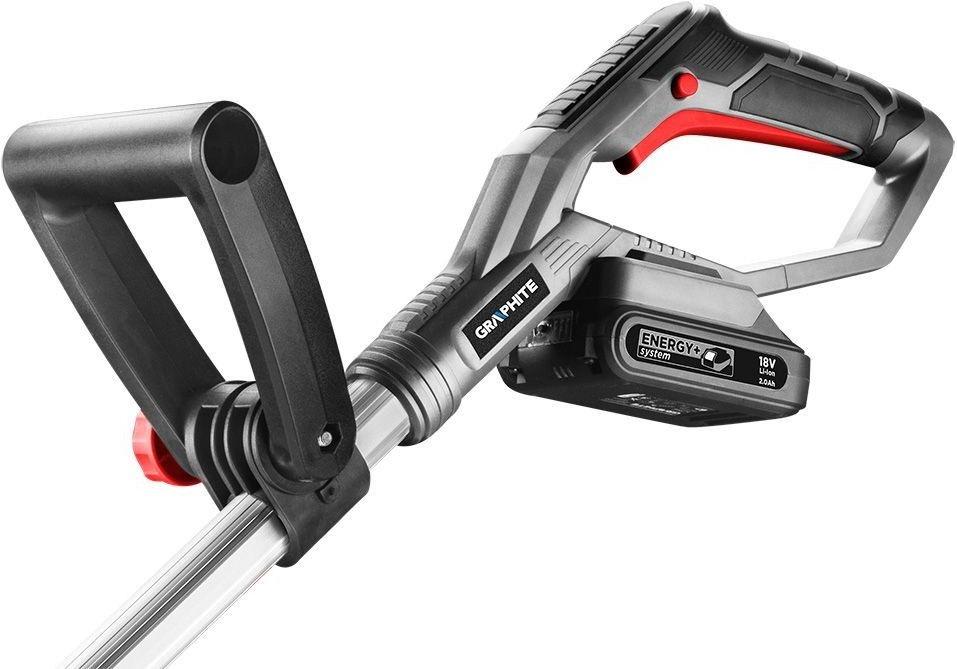 Триммер садовый аккумуляторный GRAPHITE 18В 25 см рукоятка 1,1-1,4 м 1,8 кг без АКБ и ЗУ (58G030) - фото 7