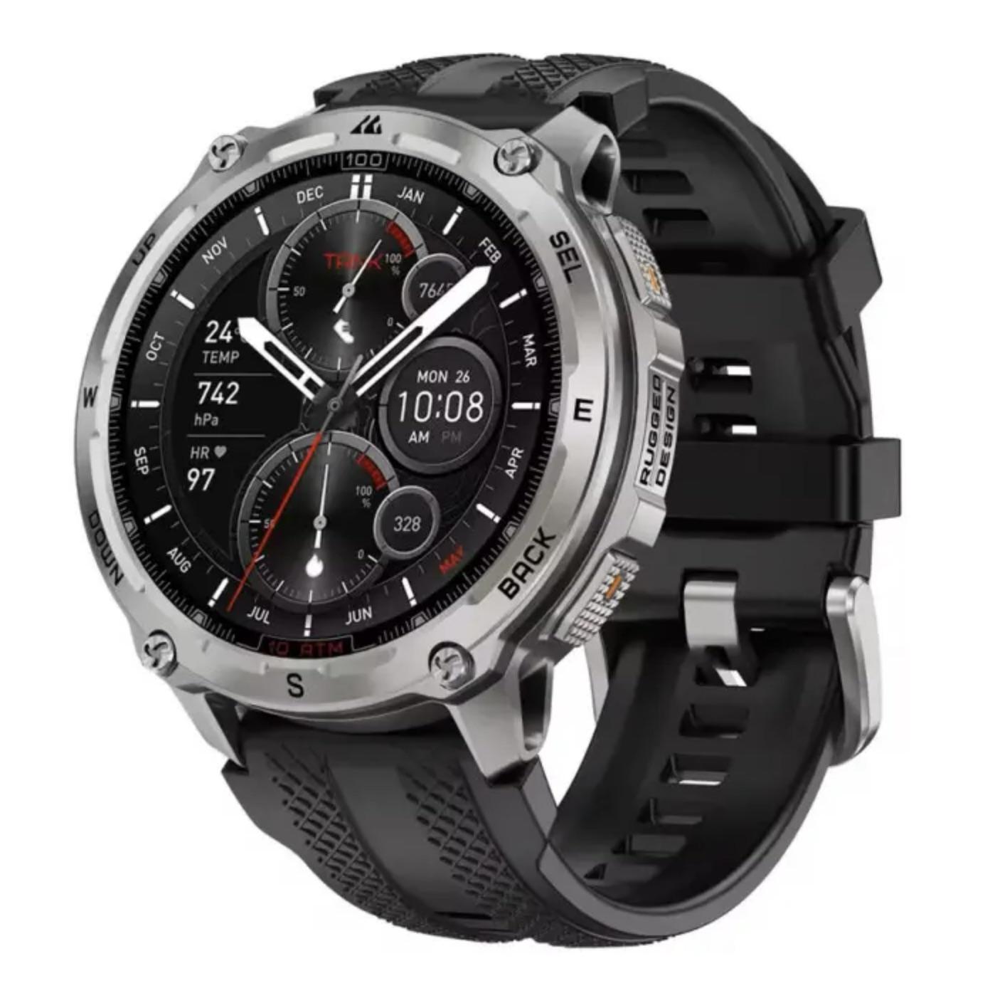 Смарт-годинник тактичний Kospet Tank T4 Silver