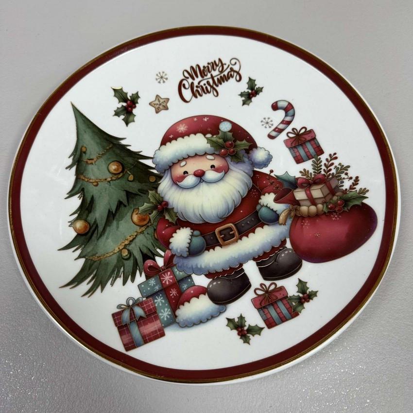 Тарелка новогодняя обеденная XP-125B-1/1255/3679 керамическая 25 см в подарочной упаковке (2818101282) Тарелка новогодняя обеденная XP-125B-1/1255/3679 керамическая 25 см в подарочной упаковке (2818101282)