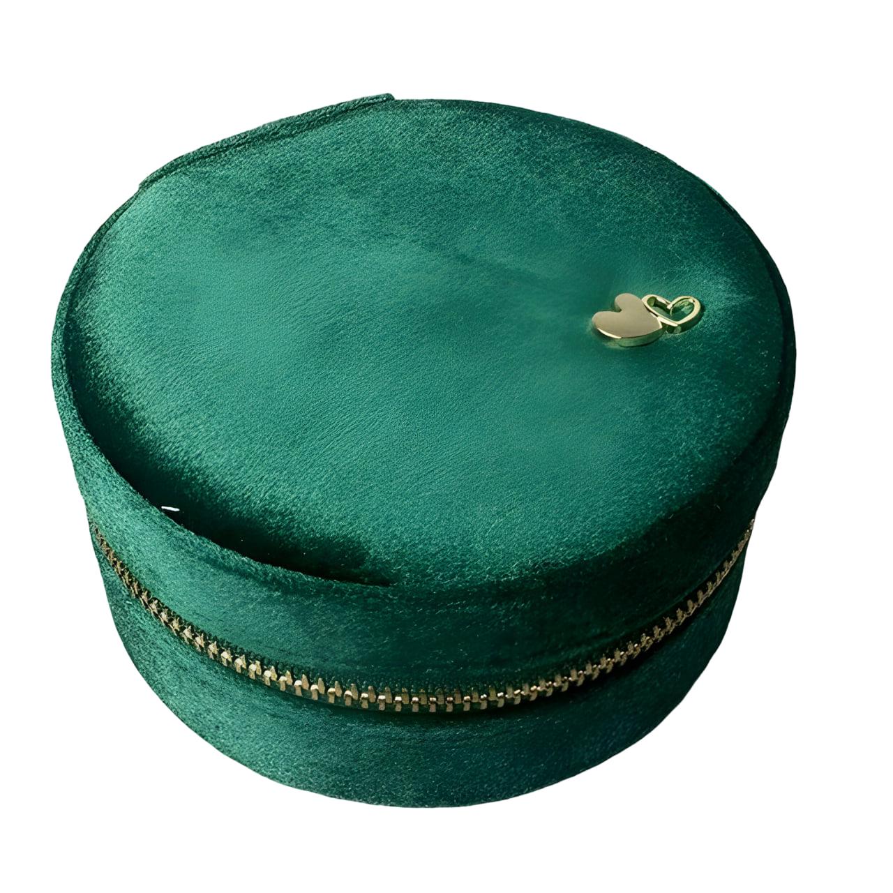 Скринька-органайзер для прикрас 11х11х5 см Зелений (24-365)