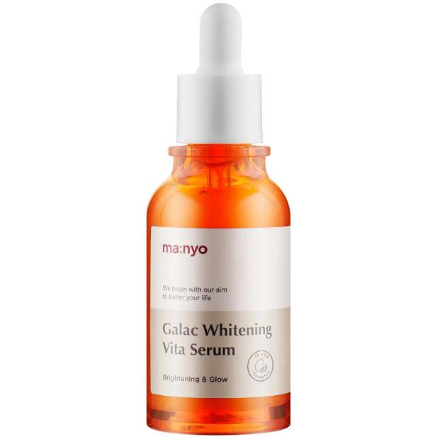 Сыворотка для осветления Manyo Galac Whitening Vita Serum с галактомиссисом и витаминами 50 мл (MA1209)