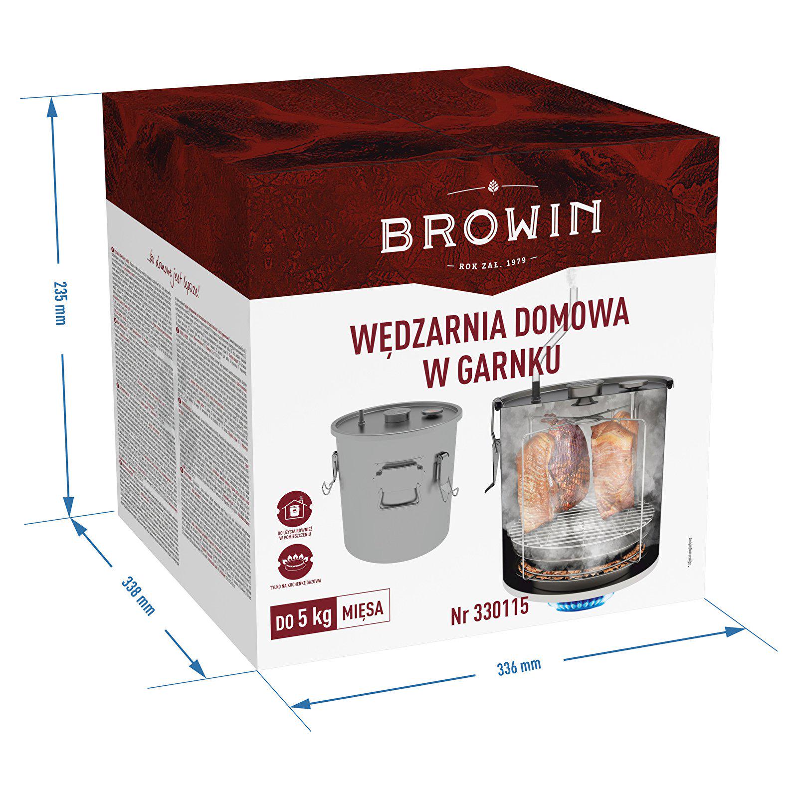 Коптильня для газової плити Browin на 5 кг м'яса  (330115) - фото 3