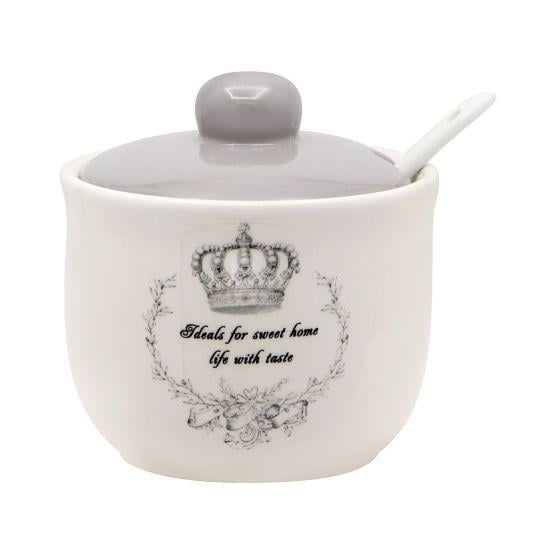 Цукорниця Interos Корона 350 мл з ложкою (ZFC045CR/PR)