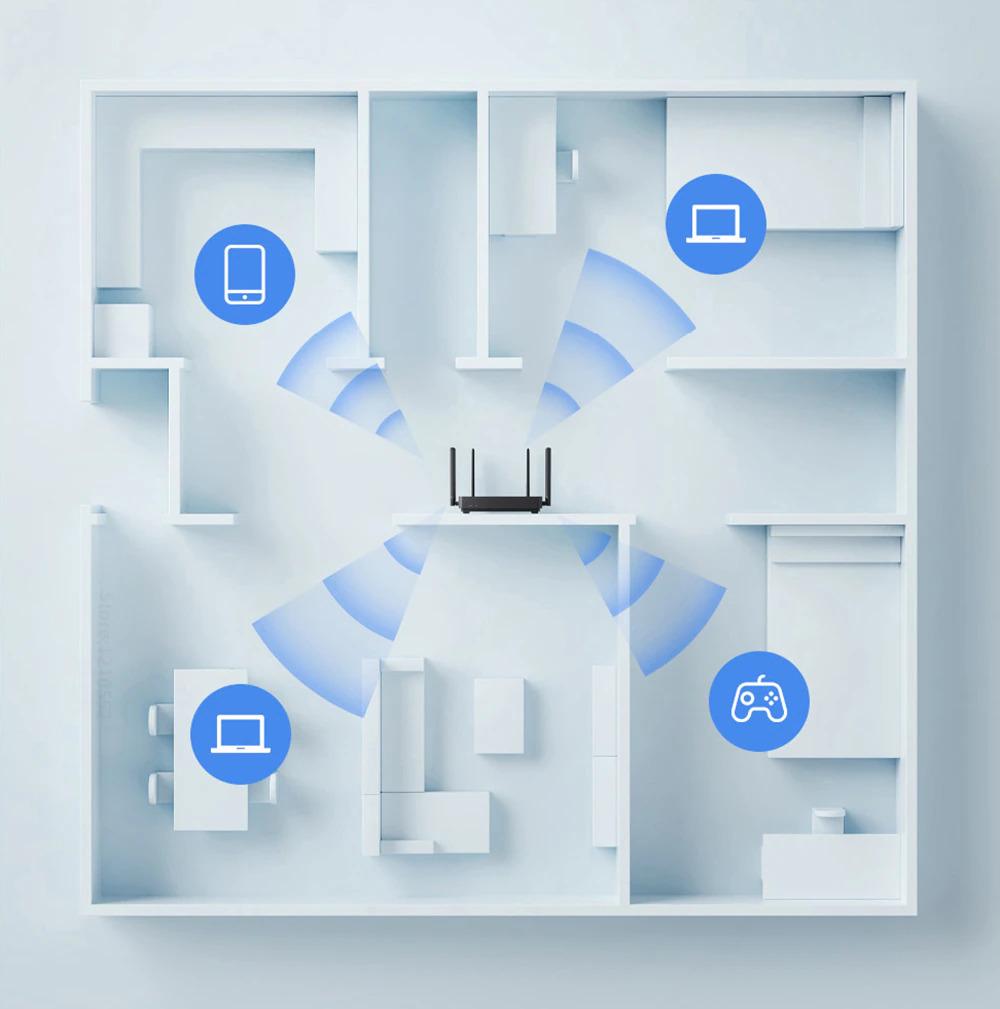 Роутер Wi-Fi Mi Router AX3200 6 розумне керування (DVB4314GL) - фото 5 Роутер Wi-Fi Mi Router AX3200 6 розумне керування (DVB4314GL) - фото 5